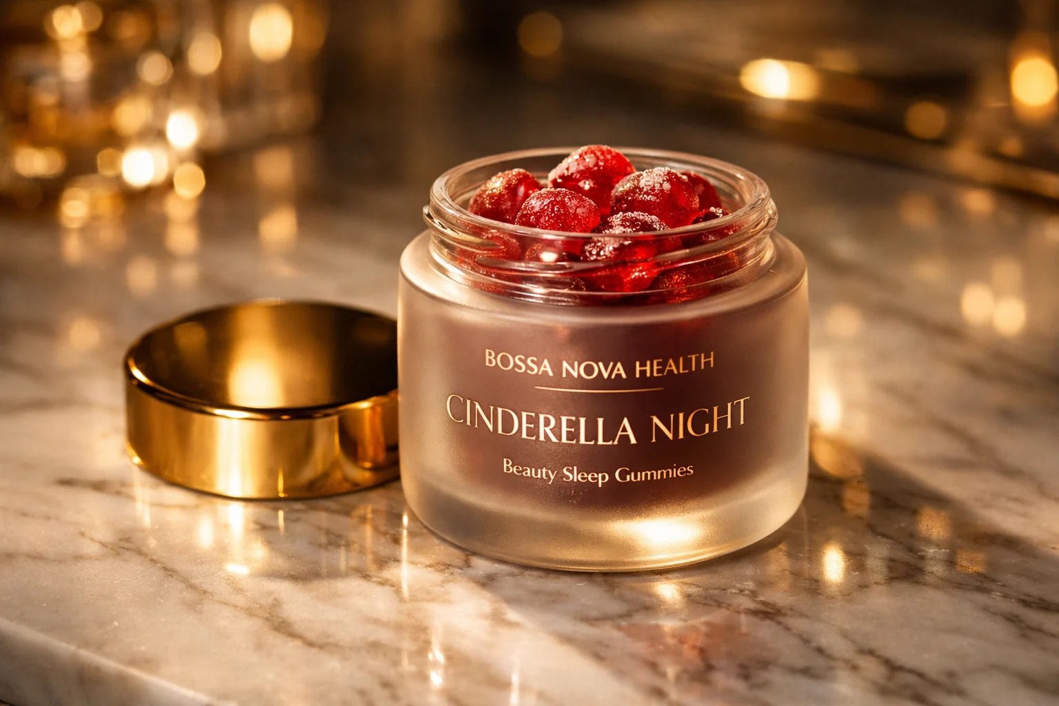 Cinderella Night red gummies concept
